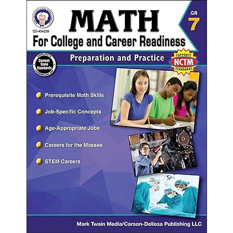 mark twain math for college and career readiness grade 7 1st edition christine henderson, karise mace,