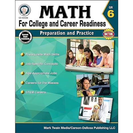Mark Twain Math For College And Career Readiness Grade 6
