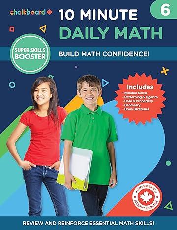canadian 10 minute daily math grade 6 1st edition demetra turnbull 1771055618, 978-1771055611