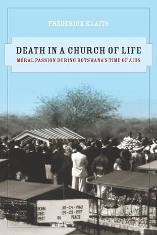 death in a church of life 1st edition frederick klaits 0520259661, 978-0520259669
