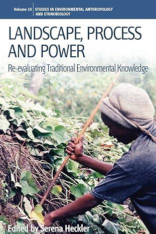 landscape process and power re-evaluating traditional environmental knowledge 1st edition serena heckler