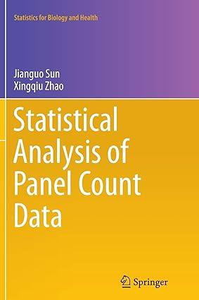 statistical analysis of panel count data 1st edition jianguo sun, xingqiu zhao 1493942077, 978-1493942077