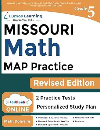 missouri assessment program test prep 5th grade math practice workbook and full length online assessments 1st