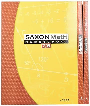 saxon math homeschool 7 6 1st edition hake 1591413494, 978-1591413493
