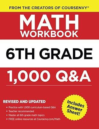 6th grade math workbook 1st edition coursenvy b08pjm9tz3, 979-8576757275