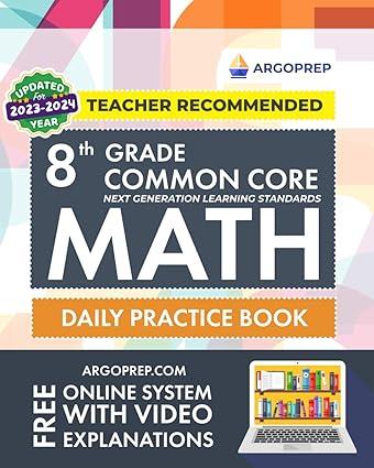 8th grade common core math 1st edition argo brothers 1946755656, 978-1946755650