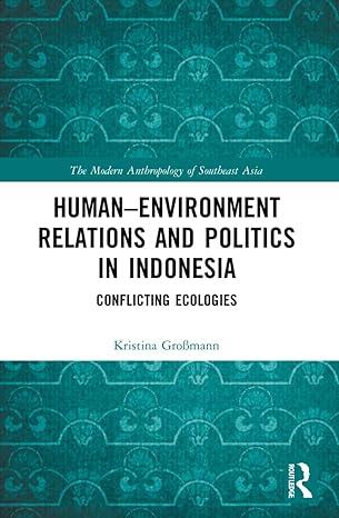 human environment relations and politics in indonesia 1st edition kristina großmann 1032009403,