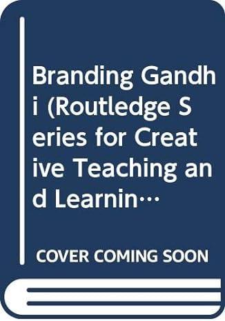 branding gandhi 1st edition ritu khanduri 0415634725, 978-0415634724