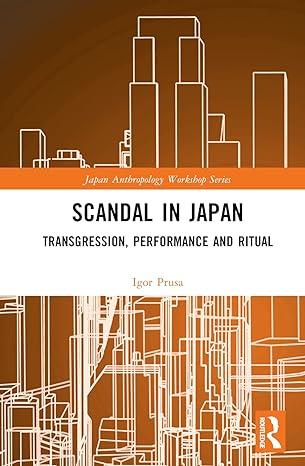 scandal in japan transgression performance and ritual 1st edition igor prusa 1032472480, 978-1032472485