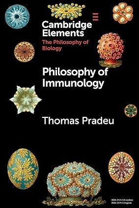 philosophy of immunology 1st edition thomas pradeu 1108727506, 978-1108727501