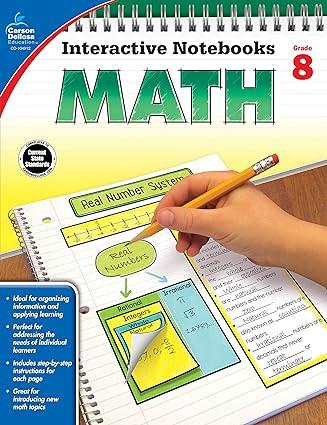 carson dellosa math grade 8 resource book 1st edition rolanda williams baldwin 1483831280, 978-1483831282