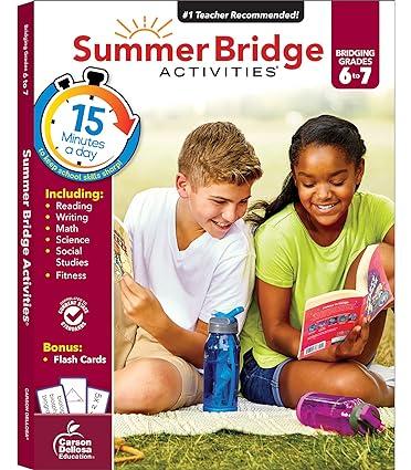 Summer Bridge Activities 6th To 7th Grade Workbooks