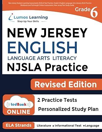 new jersey student learning assessments njsla test practice grade 6 1st edition lumos learning, lumos nyst