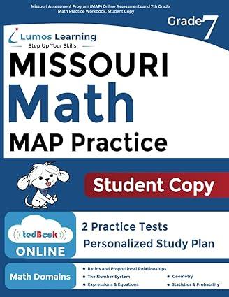 missouri assessment program map online assessments and 7th grade math practice workbook student copy 1st