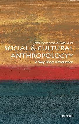 social and cultural anthropology 1st edition peter just 0192853465, 978-0192853462
