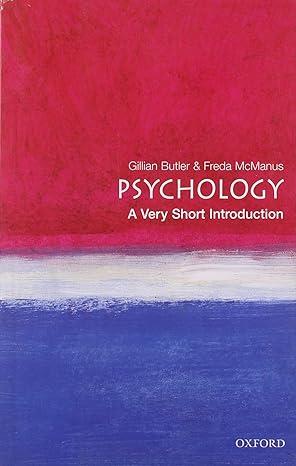 psychology 1st edition gillian butler, freda mcmanus 0192853813, 978-0192853813