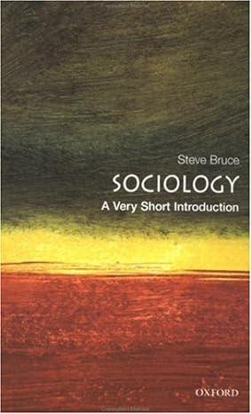 sociology 1st edition steve bruce b0019rwvza, 978-0192853806