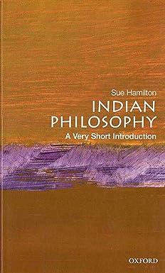 indian philosophy 1st edition sue hamilton 0192853740, 978-0192853745