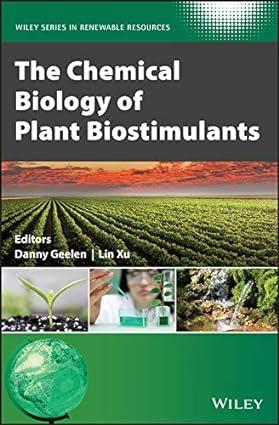 the chemical biology of plant biostimulants 1st edition danny geelen 111935725x, 978-1119357254