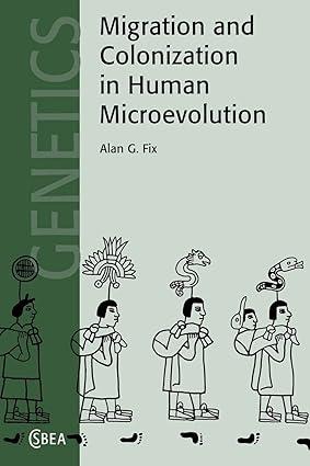 migration and colonization in human microevolution 1st edition alan g. fix 0521019540, 978-0521019545