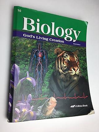 biology gods living creation 3rd edition keith graham, gregory parker, colette stancel 0000092878,