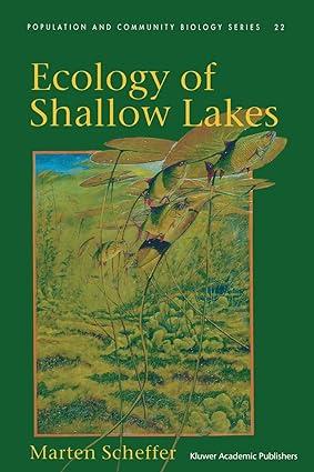 ecology of shallow lakes 1st edition marten scheffer 1402023065, 978-1402023064