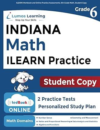 ilearn workbook and online practice assessments 6th grade math student copy 1st edition lumos learning