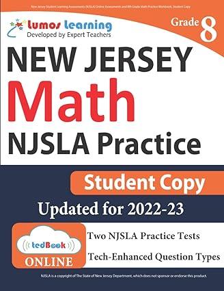 new jersey student learning assessments njsla online assessments and 8th grade math practice workbook student