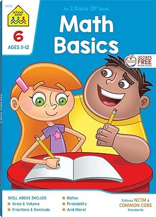 school zone math basics 6 workbook 1st edition school zone, joan hoffman, karen evans, ph.d. shannon m.
