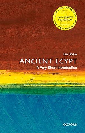 ancient egypt 2nd edition ian shaw 0198845464, 978-0198845461