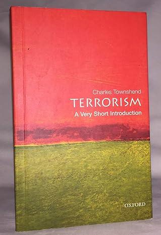 terrorism 3rd edition charles townshend 0198809093, 978-0198809098