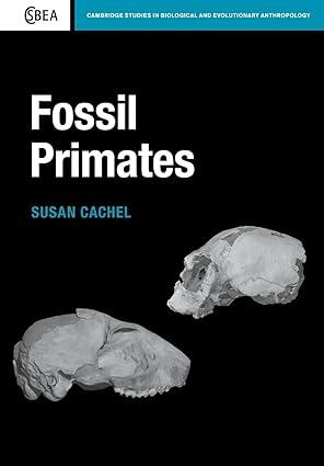 fossil primates 1st edition susan cachel 0521183022, 978-0521183024