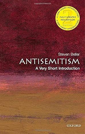 antisemitism 1st edition steven beller 0198724837, 978-0198724834