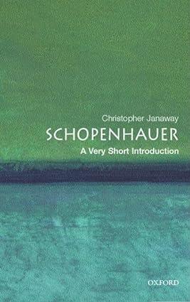 schopenhauer 1st edition christopher janaway 0192802593, 978-0192802590