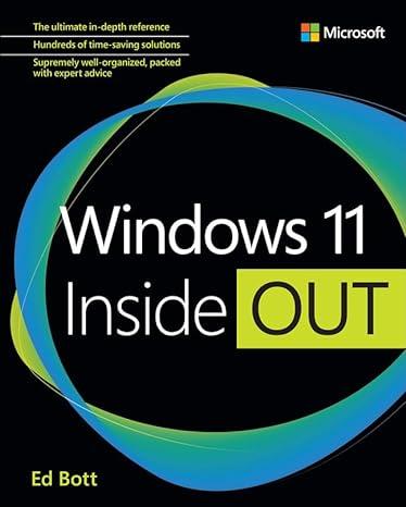 windows 11 inside out 1st edition ed bott 0137691335, 978-0137691333