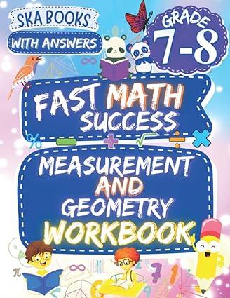 fast math success measurement and geometry workbook grade 7 8 1st edition ska books b0b6t4gcpk, 979-8840821732