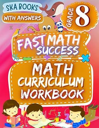 fast math success math curriculum grade 8 workbook 1st edition ska books b0b5q4hn21, 979-8840598191