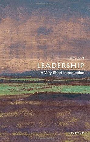 leadership 1st edition keith grint 0199569916, 978-0199569915