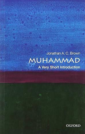 muhammad 1st edition jonathan a.c. brown 0199559287, 978-0199559282