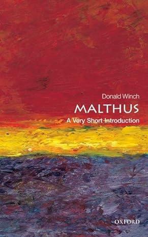 malthus 1st edition donald winch 0199670412, 978-0199670413