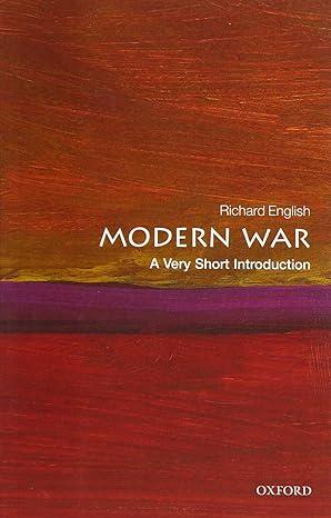 modern war 1st edition richard english 0199607893, 978-0199607891