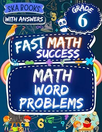 fast math success math word problems grade 6 1st edition ska books b0bzfnvcf7, 979-8388659163
