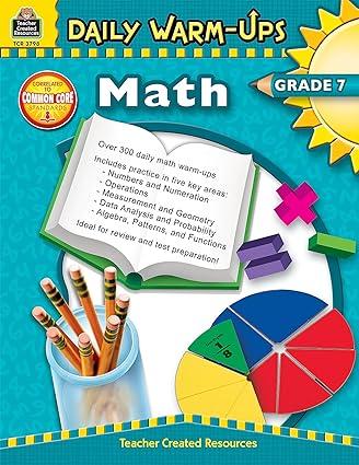 daily warm ps math grade 7 1st edition heath roddy 1420637983, 978-1420637984