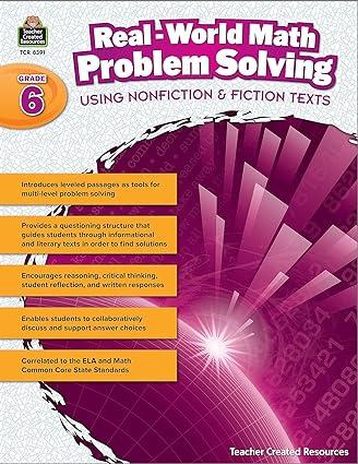 real world math problem solving grade 6 1st edition tracie heskett 1420683918, 978-1420683912