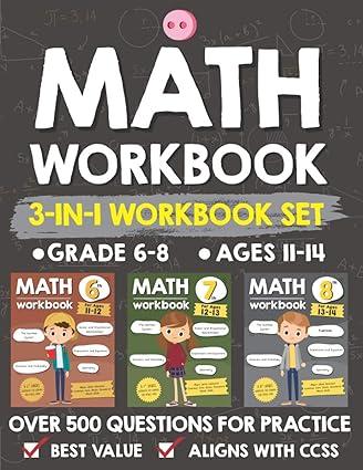 math workbook practice grade 6 8 1st edition tuebaah b08vcl58vy, 979-8702318585