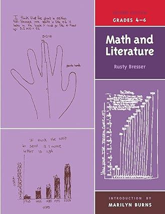 math and literature grades 4 6 2nd edition rusty bresser, marilyn burns 0941355683, 978-0941355681