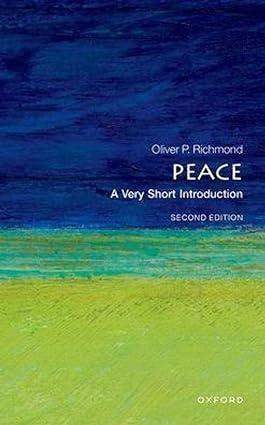 peace 2nd edition oliver p. richmond 0192857029, 978-0192857026