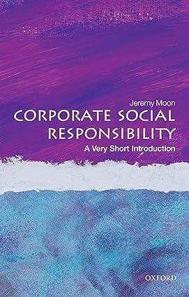 corporate social responsibility 1st edition jeremy moon 0199671818, 978-0199671816