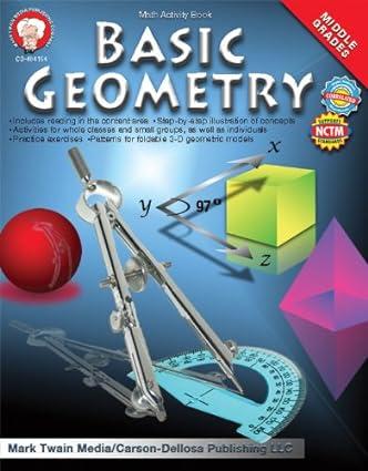 basic geometry math activity book middle grades 1st edition mark twain media, mary dieterich, sarah m.