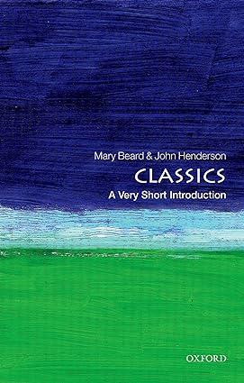 classics 1st edition mary beard, john henderson 0192853856, 978-0192853851